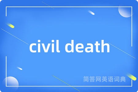 civil death