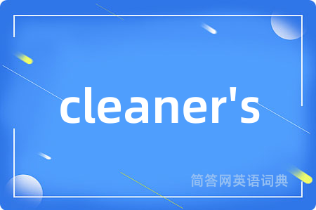 cleaner's
