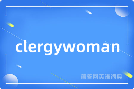 clergywoman