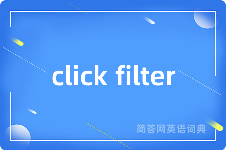 click filter