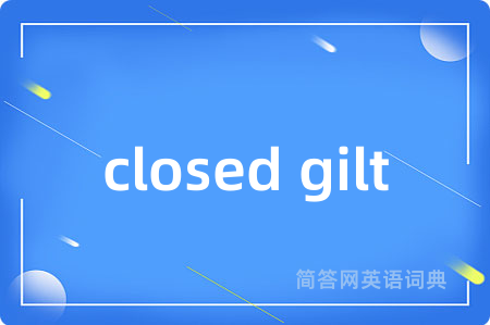 closed gilt