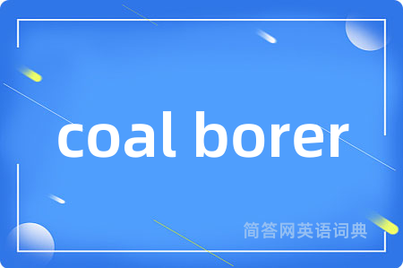 coal borer