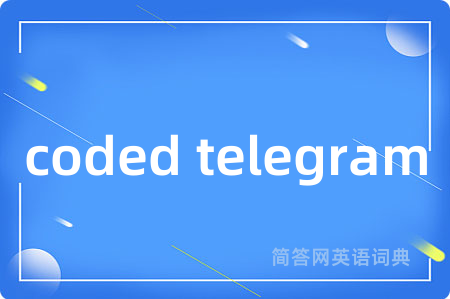 coded telegram