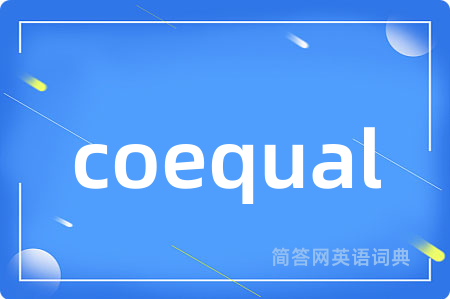 coequal