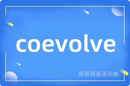 coevolve