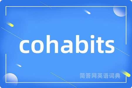 cohabits