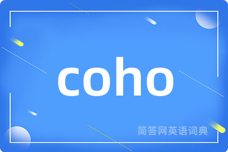 coho是什么意思,coho的中文翻译 coho