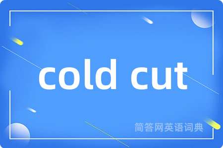 cold cut