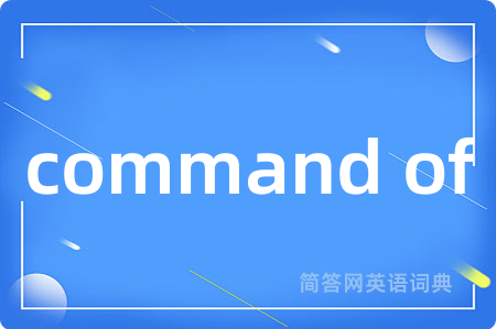 command of