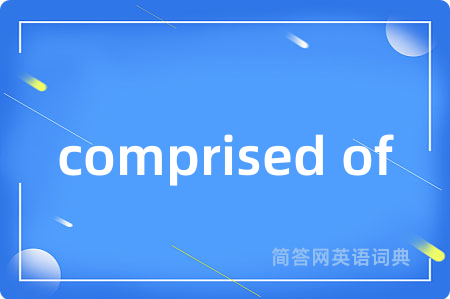 comprised of