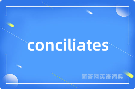 conciliates