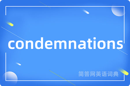 condemnations