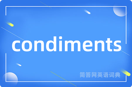 condiments