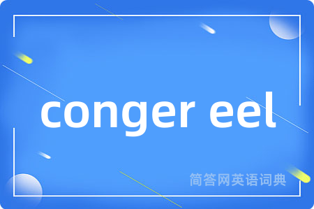 conger eel