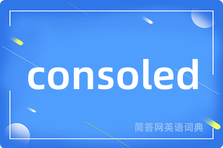consoled