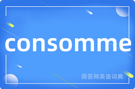consomme