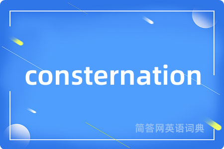 consternation是什么意思,consternation的中文翻译 consternation