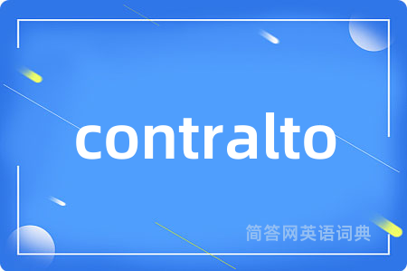 contralto