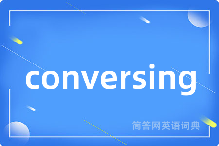 conversing