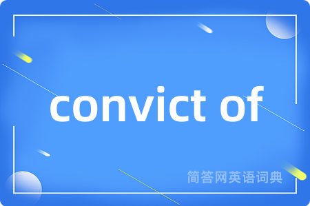 convict of