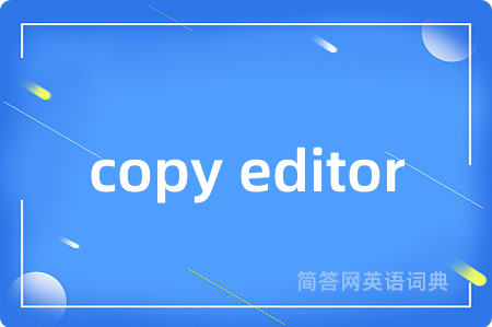 copy editor