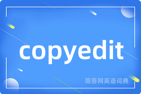 copyedit