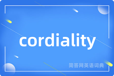 cordiality