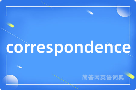 correspondence