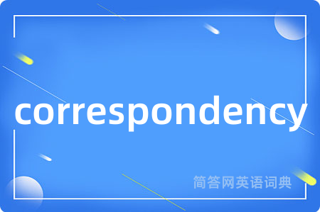 correspondency