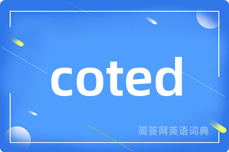 coted