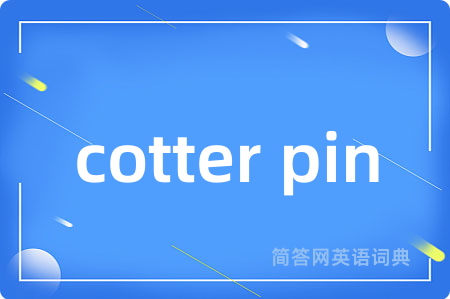 cotter pin