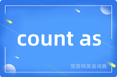 count as