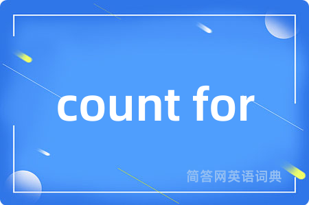count for