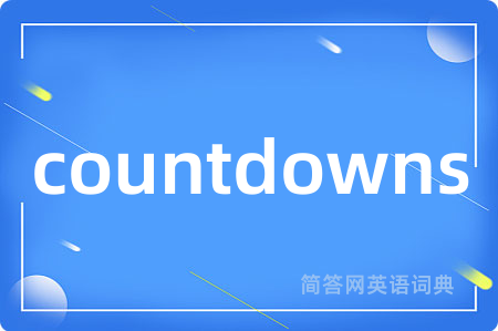 countdowns
