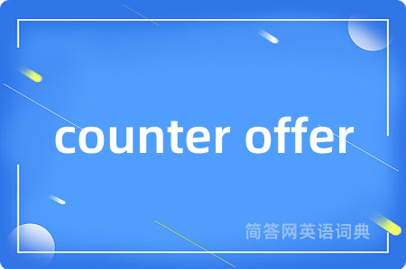 counter offer