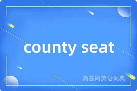 county seat