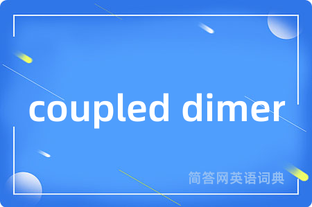 coupled dimer