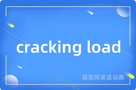 cracking load