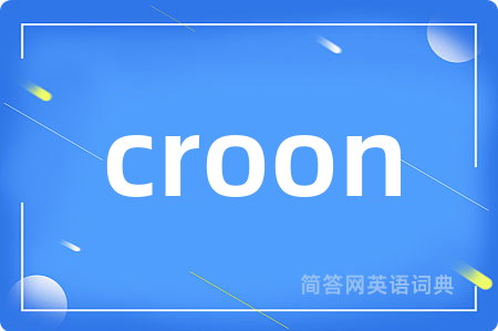 croon