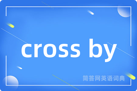 cross by