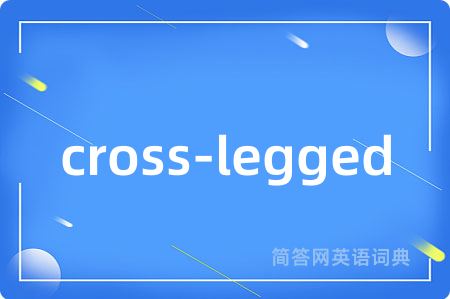 cross-legged