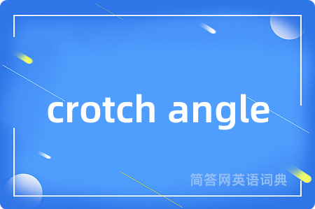 crotch angle