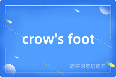 crow's foot