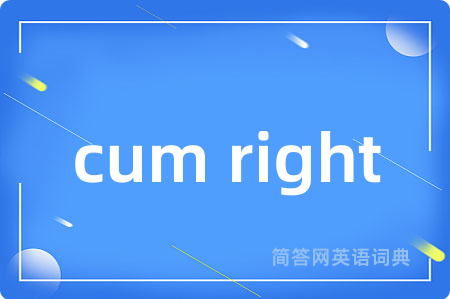 cum right