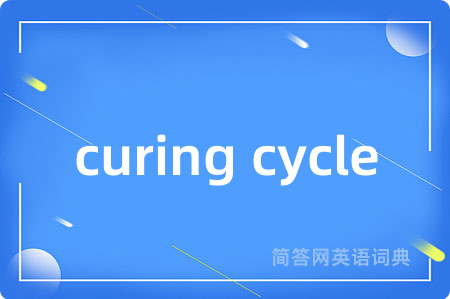 curing cycle