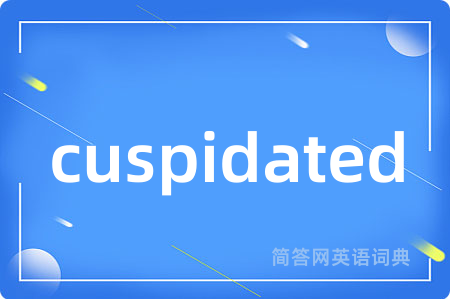 cuspidated