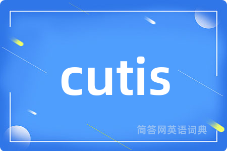 cutis是什么意思,cutis的中文翻译 cutis