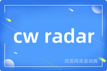 cw radar