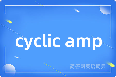 cyclic amp
