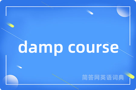 damp course